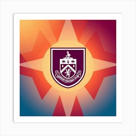 Burnley F.C Logo Wall Art 1 Art Print