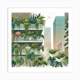 Urban Garden Art Print