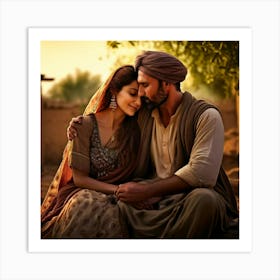 Love in Punjab Art Print