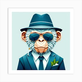 boss ape Art Print