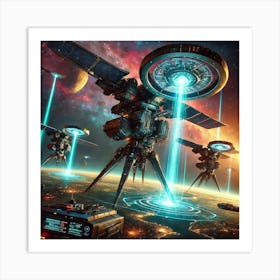 Orbital Strike Platforms 1024x1024 1 Art Print