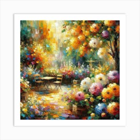 Garden In The Sun Art Print