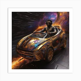 Eminem In Space Art Print