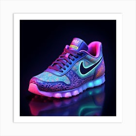 Glow In The Dark 8 Art Print