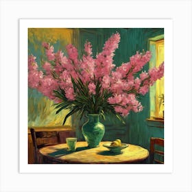 Oleanders, Vincent Van Gogh Dining Room 6 Art Print