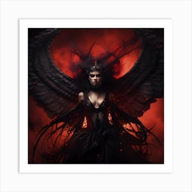 Angel Of Fire Art Print