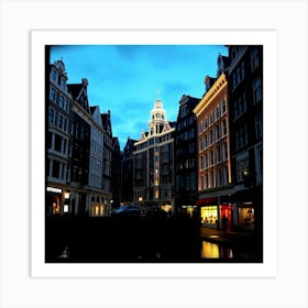 Amsterdam At Dusk Art Print