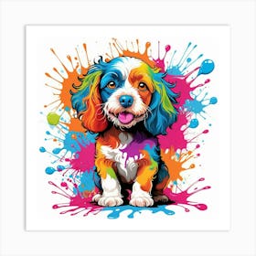 Graffiti Cockapoo 3 Art Print