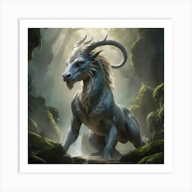 Griffin paintings art print 1 Art Print