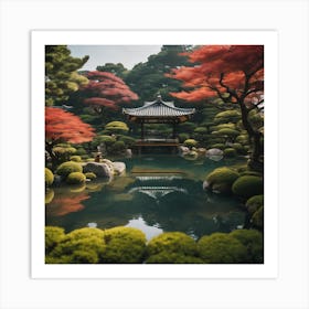 Japanese Garden Art Print