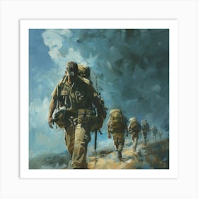 U S Marines Art Print