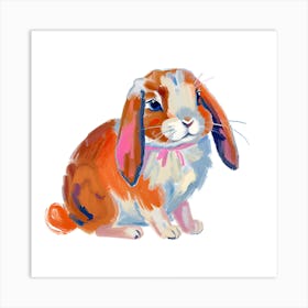 Holland Lop Rabbit 03 Art Print