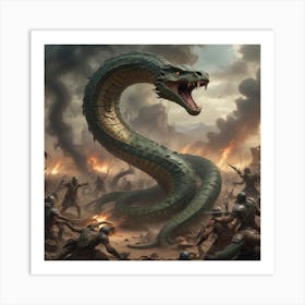 Sacrificial Serpent Art Print