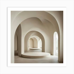 Arches In A Room 3 Art Print