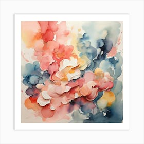 Abstract Watercolor Painting 55 Art Print 1 Art Print