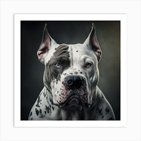 Portrait Of A Dog 12 Art Print