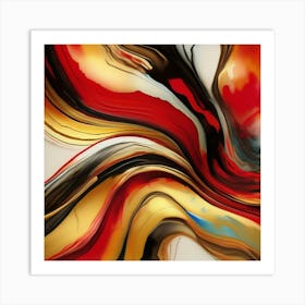 Abstract painting art 2 Art Print