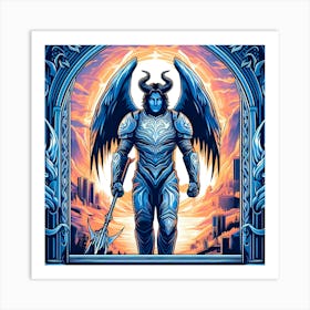 Demons And Angels 3 Art Print