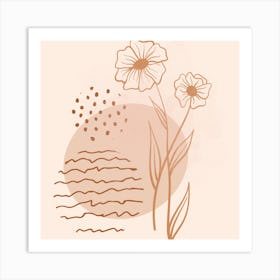 Floral Aesthetic (7) Art Print