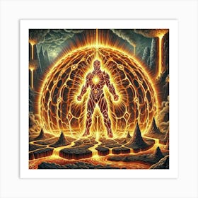 Magma Sentinel Special Ability Art Print