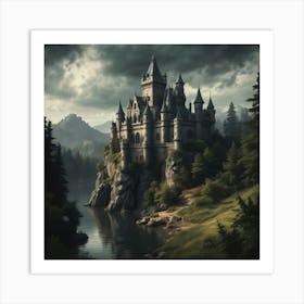 Castle In The Woods 11 Art Print