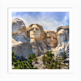 Mount Rushmore Art Print