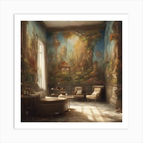 Fairytale Bedroom 2 Art Print