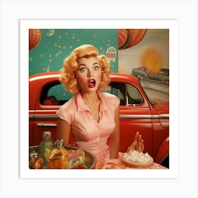 1950'S Girl Art Print