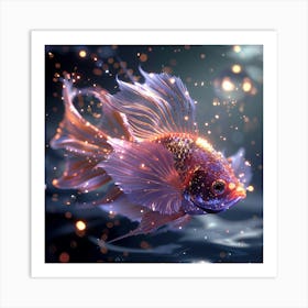 Betta Fish 1 Art Print