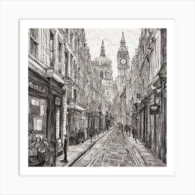 London Street Art Print