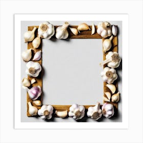 Garlic Frame 3 Art Print