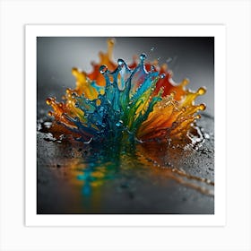 Splash Of Color Art Print