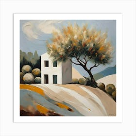 House In The Countryside Art Print