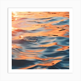 Sunset On The Water 1 Art Print