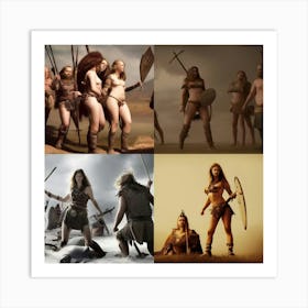 Viking Woman Art Print