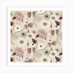 Floral Pattern 6 Art Print