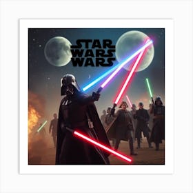 Star Wars The Force Awakens 5 Art Print