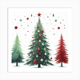 Christmas Tree 9 Art Print