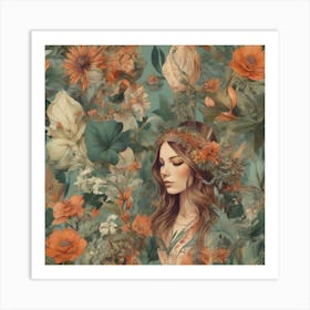 Beauty, Boho style Art Print