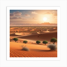 Desert Landscape 111 Art Print