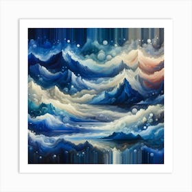 Ocean Waves 1 Art Print