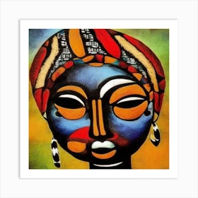 African Art #5 Art Print