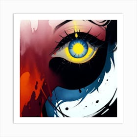 Eye Of The Tiger 1 Art Print