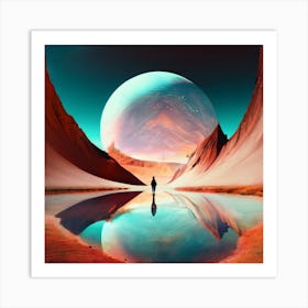 Abstract Landscape Painting Art Print