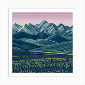 'Mountains' 1 Art Print