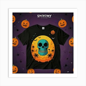 Default Spooky Summer Vibes Tshirt 1 Art Print