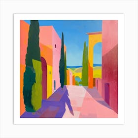 Abstract Park Collection Villa Ada Rome 3 Art Print