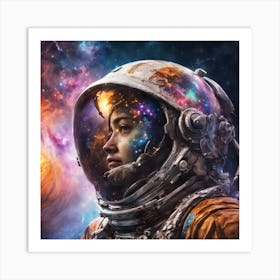 Space Girl Art Print