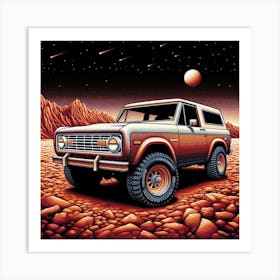 Ford Bronco Art Print