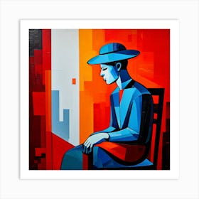 Abstract Loneliness Art Print